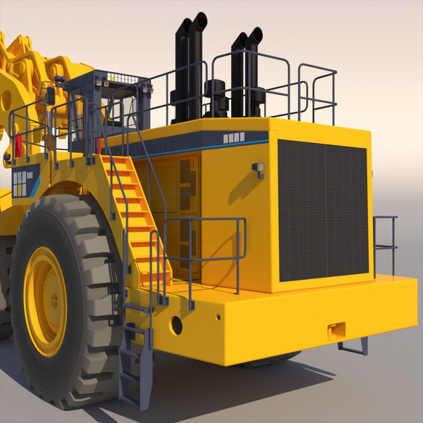 wheel loader 3d obj - Wheel Loader 2012... by ArqArt3D