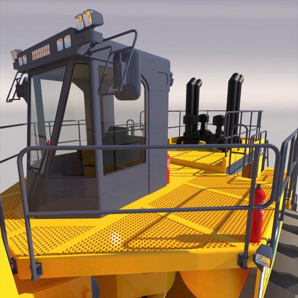 wheel loader 3d obj - Wheel Loader 2012... by ArqArt3D