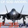 3d f-35 cf-3 pilot model