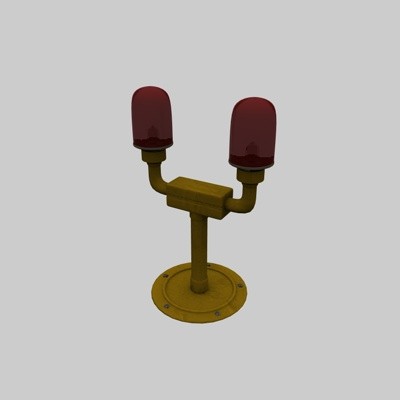 maya airport runway taxiway flashlight - Taxiway Flashlight by carnivor