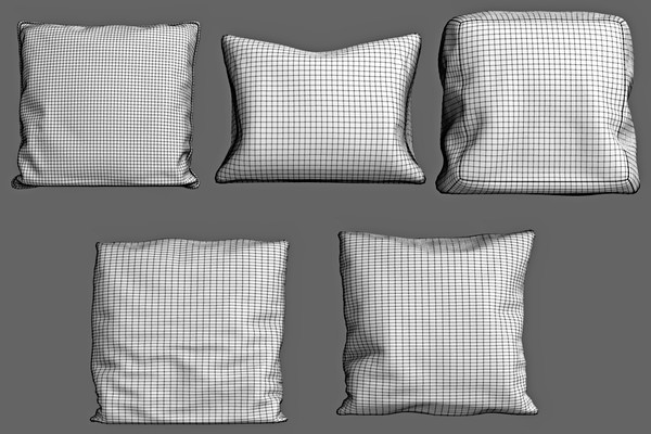 3d pillow - Pillow collection 01 by btbt
