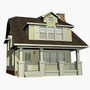3ds exterior craftman house