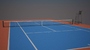 tennis court 3d max