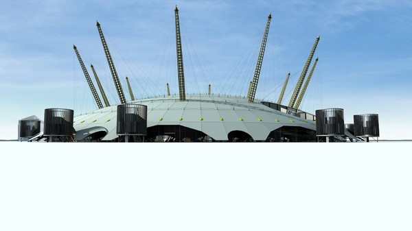 o2 arena millennium dome max - Millennium Dome, 02 Arena, London... by renderglobals