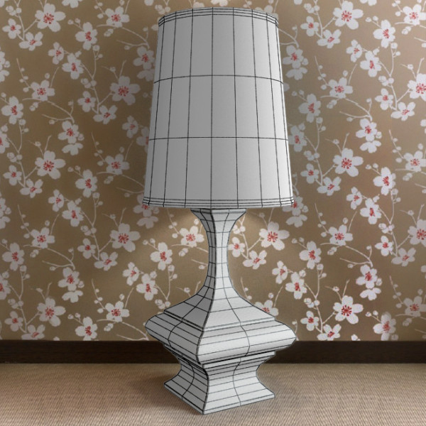global views glv 174229 3d max - Global Views GLV 174229 Hammered Table lamp by RTEwork