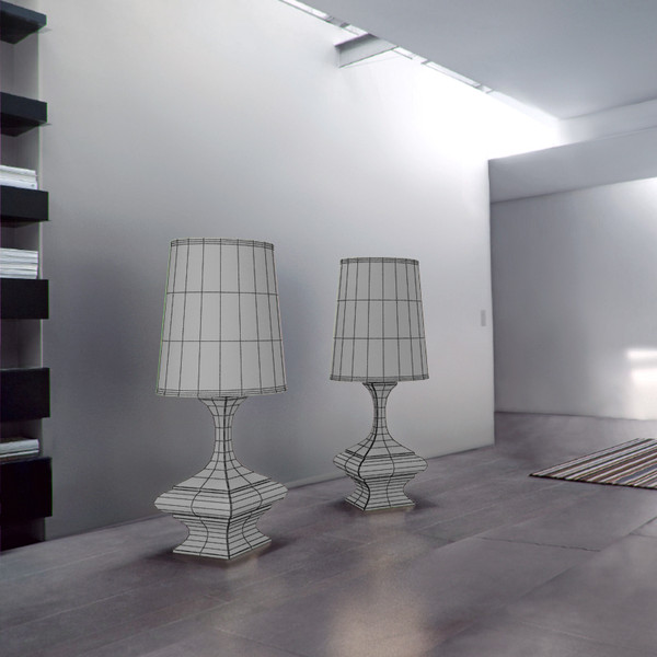 global views glv 174229 3d max - Global Views GLV 174229 Hammered Table lamp by RTEwork
