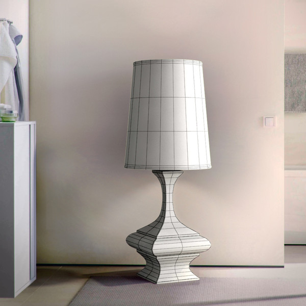 global views glv 174229 3d max - Global Views GLV 174229 Hammered Table lamp by RTEwork