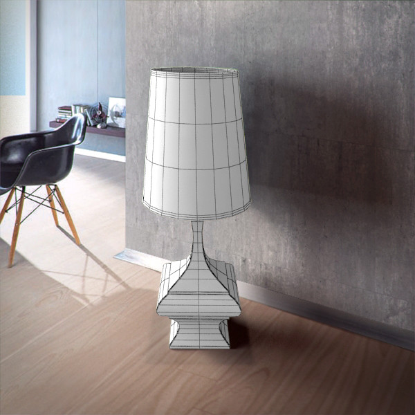 global views glv 174229 3d max - Global Views GLV 174229 Hammered Table lamp by RTEwork