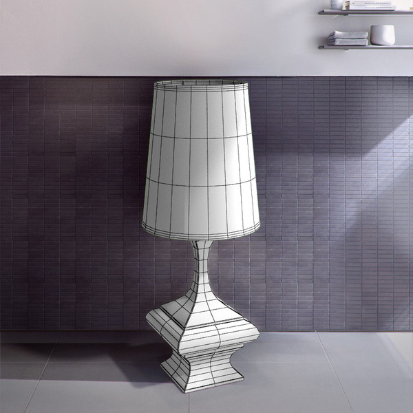 global views glv 174229 3d max - Global Views GLV 174229 Hammered Table lamp by RTEwork