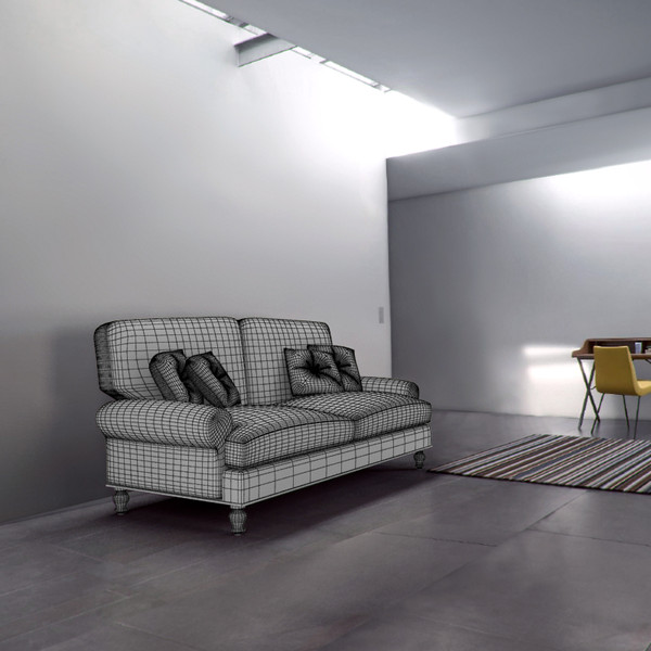 3d model of classical sofa - Classical sofa by RTEwork