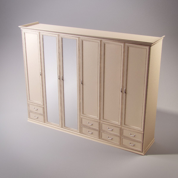 wardrobe classical 3d max - Wardrobe classical by RTEwork