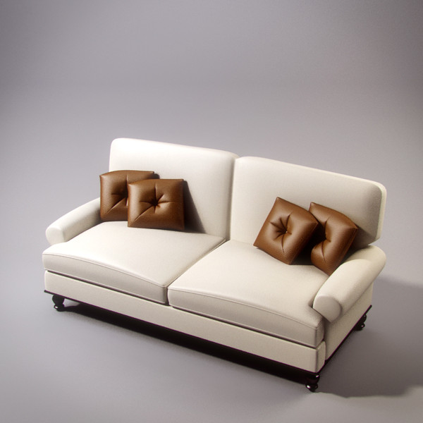 3d model of classical sofa - Classical sofa by RTEwork