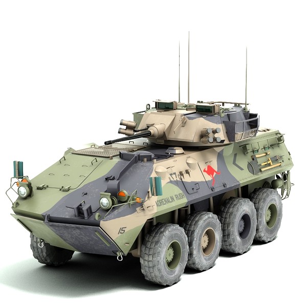 maya australian vehicle aslav - ASLAV armored vehicle by Sandu_Bublic