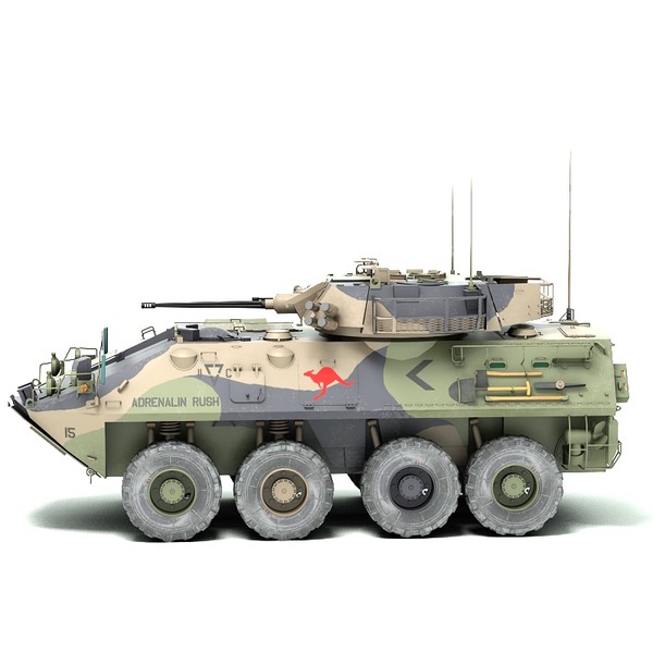 maya australian vehicle aslav - ASLAV armored vehicle by Sandu_Bublic