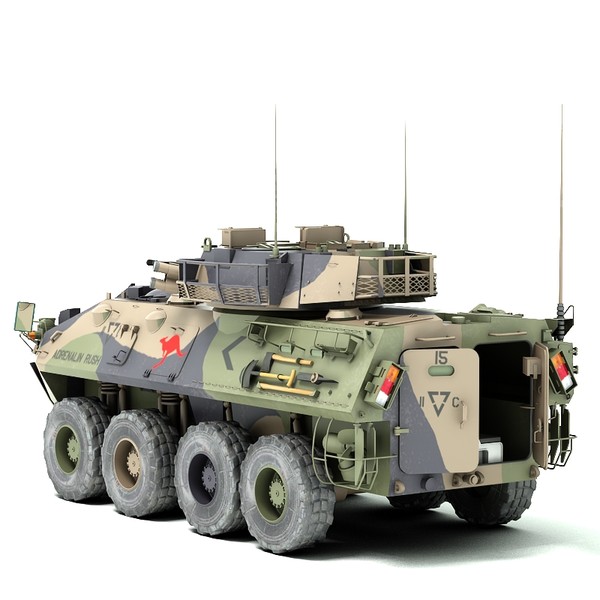 maya australian vehicle aslav - ASLAV armored vehicle by Sandu_Bublic