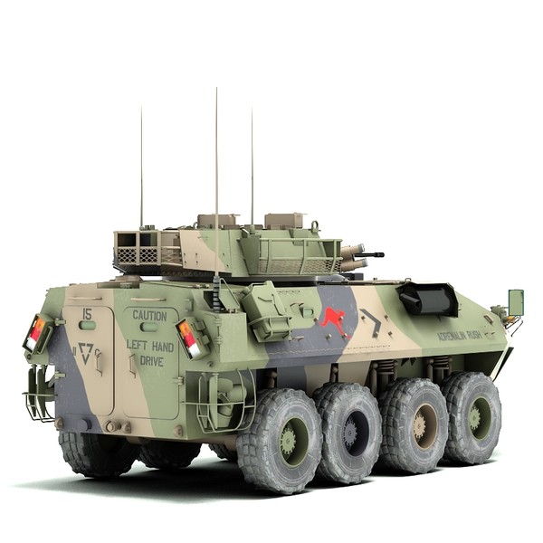 maya australian vehicle aslav - ASLAV armored vehicle by Sandu_Bublic