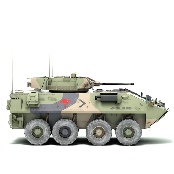 maya australian vehicle aslav - ASLAV armored vehicle by Sandu_Bublic