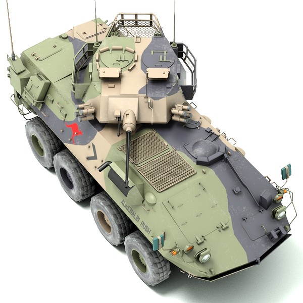 maya australian vehicle aslav - ASLAV armored vehicle by Sandu_Bublic