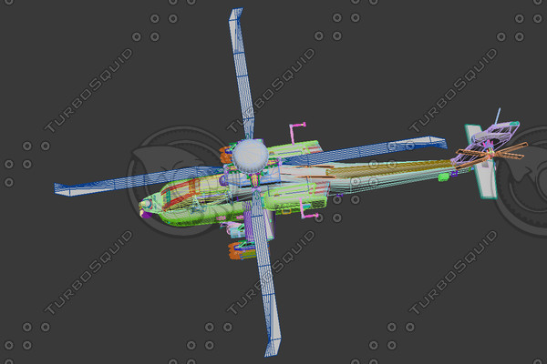 apache helicopter 3d max - AH-64 Apache... by mohammadmax1