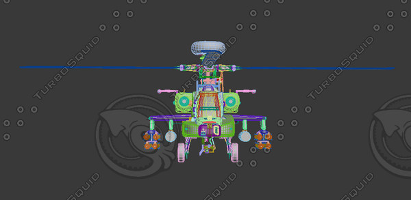 apache helicopter 3d max - AH-64 Apache... by mohammadmax1