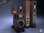 3d model speakers heco metas set