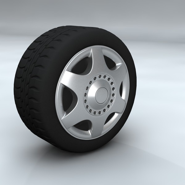 3d wheel tyre model - VW Wheel by C4DmodelSHOP
