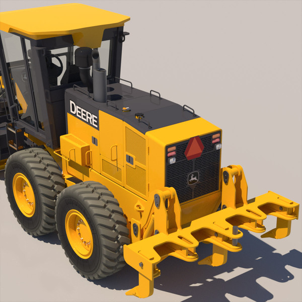 3dsmax motor grader john deere - Motor Grader  John Deere872D... by ArqArt3D