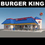 3d burger king restaurant model