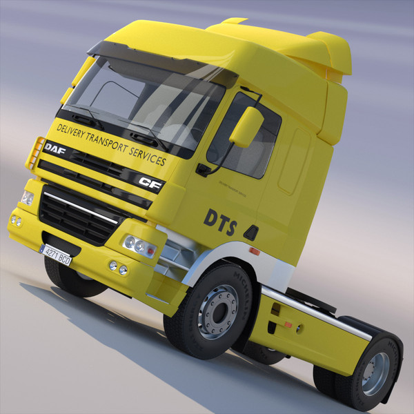 3dsmax daf cf85 tractor spacecab - DAF CF85 SpaceCab by ArqArt3D