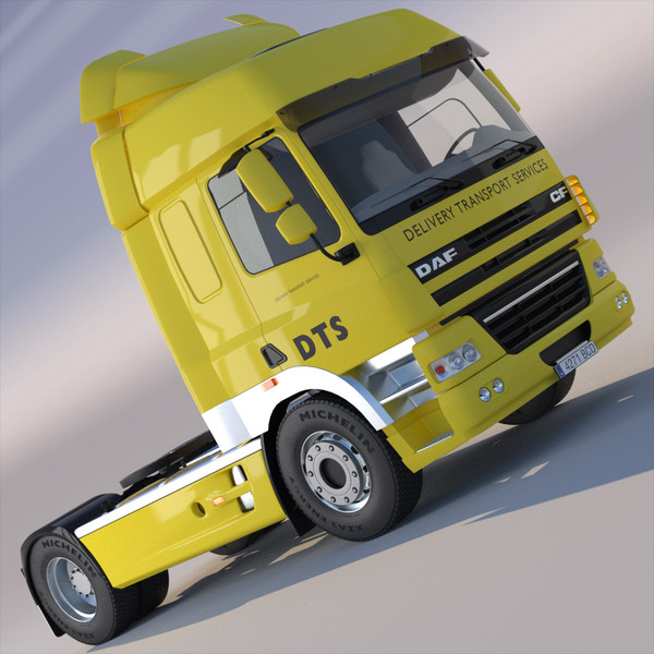 3dsmax daf cf85 tractor spacecab - DAF CF85 SpaceCab by ArqArt3D