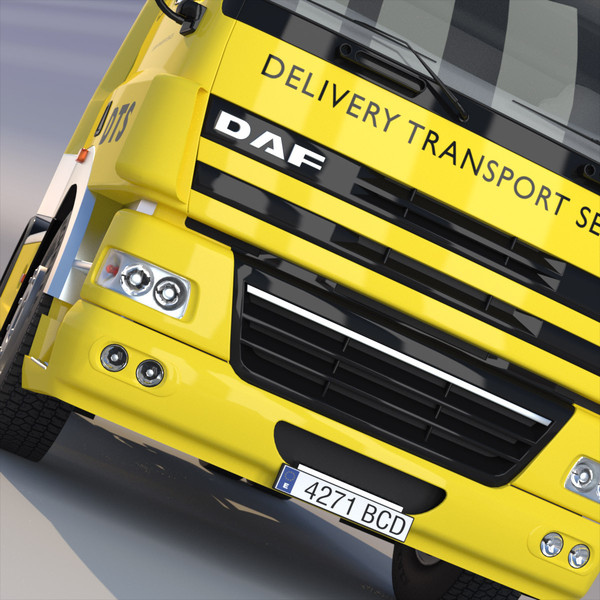 3dsmax daf cf85 tractor spacecab - DAF CF85 SpaceCab by ArqArt3D