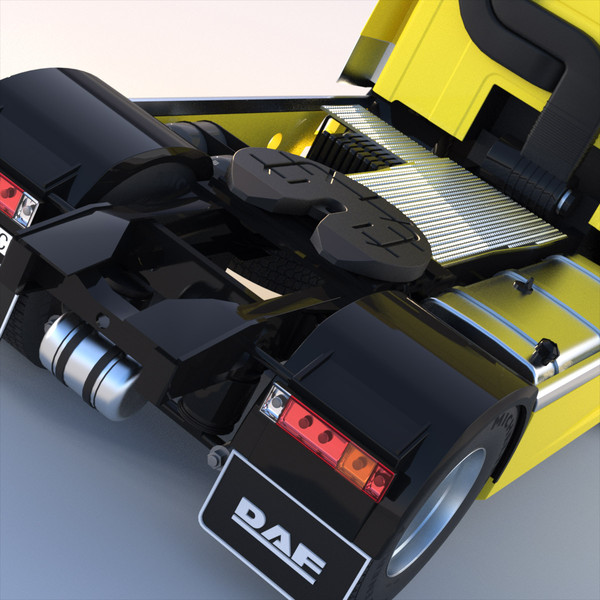 3dsmax daf cf85 tractor spacecab - DAF CF85 SpaceCab by ArqArt3D