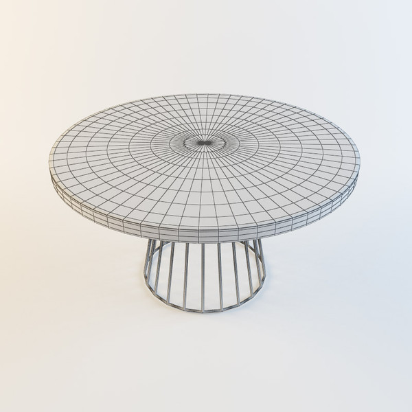 3d model of minotti table - Minotti wired dining table... by katunina