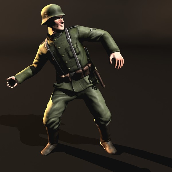 3d wehrmacht soldier model - Wehrmacht Soldier... by VIS3D