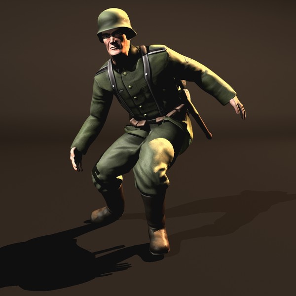 3d wehrmacht soldier model - Wehrmacht Soldier... by VIS3D