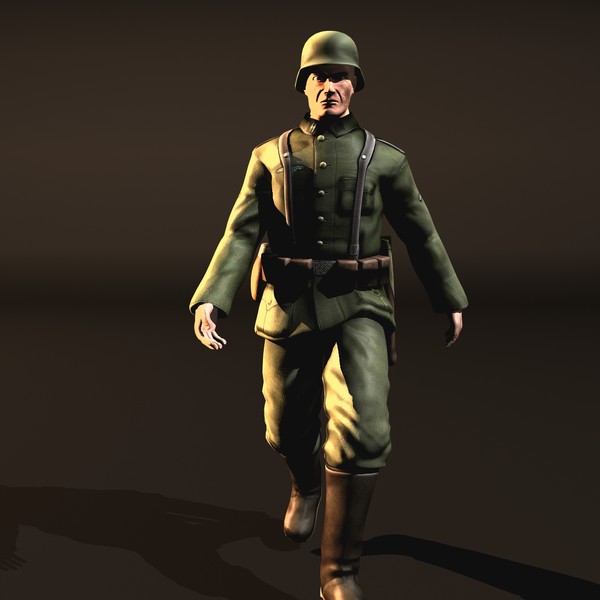3d wehrmacht soldier model - Wehrmacht Soldier... by VIS3D