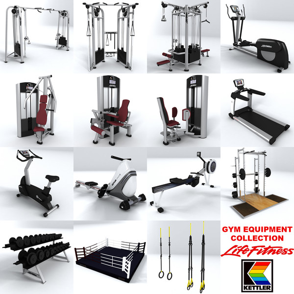 3d gym equipment - Gym by vgreso