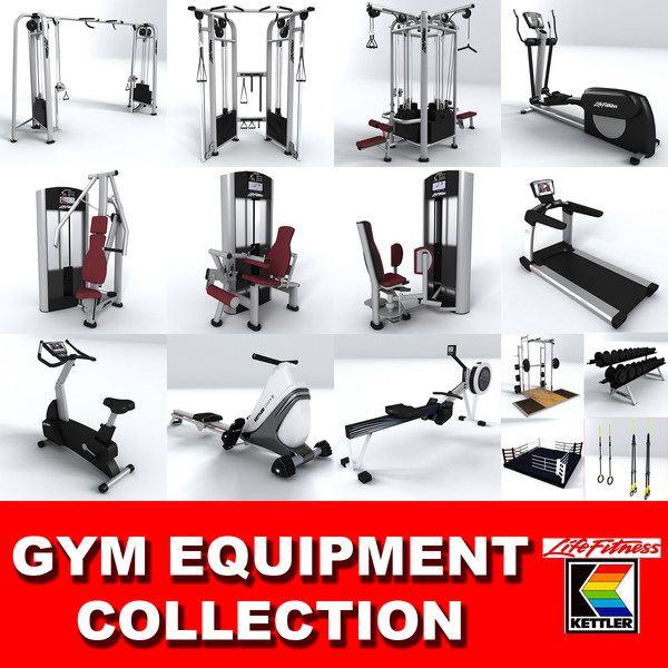 3d gym equipment - Gym by vgreso