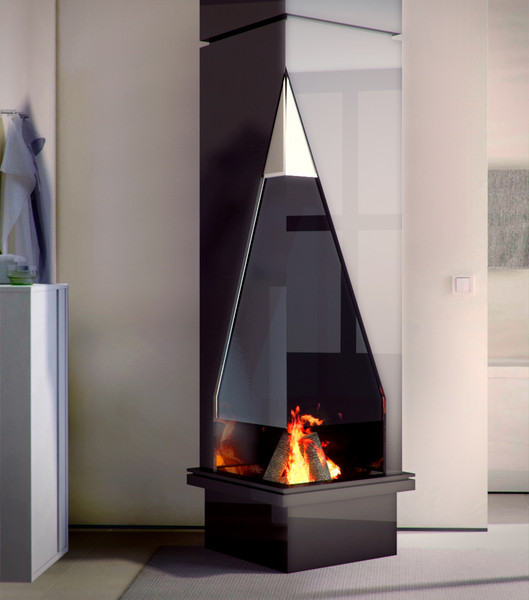 3d modern fireplace model - Modern Fireplace by RTEwork