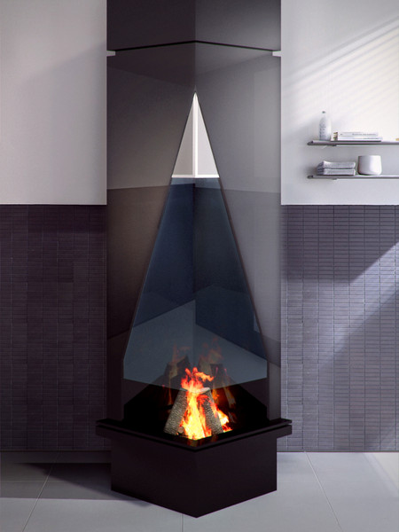 3d modern fireplace model - Modern Fireplace by RTEwork