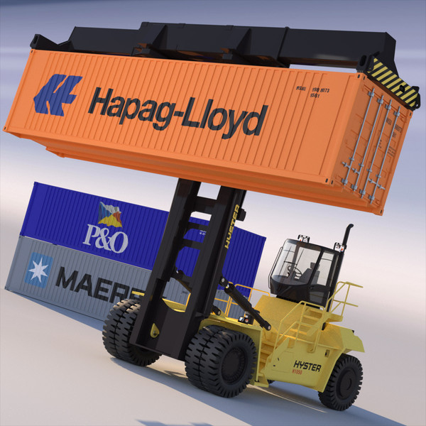 3d container handler - Container handler... by ArqArt3D