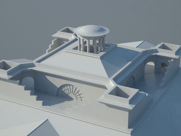 france style 3d model - Classical Style Building by Vanderdal