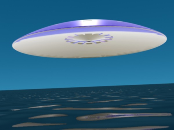 free 3ds model ufo scifi - Friends in High Places by 3D Aircrew
