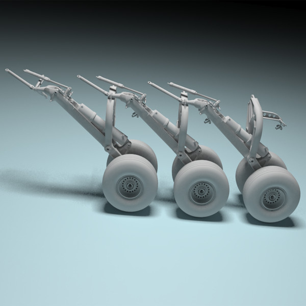 airbus main landing gear 3d obj - Airbus A400M Main Landing Gear by alextim1