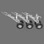 airbus main landing gear 3d obj