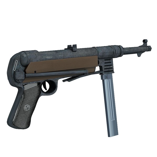 german mp40 pistol max - mp40 by Sandu_Bublic