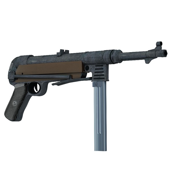 german mp40 pistol max - mp40 by Sandu_Bublic