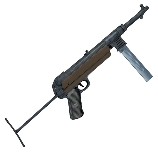 german mp40 pistol max - mp40 by Sandu_Bublic