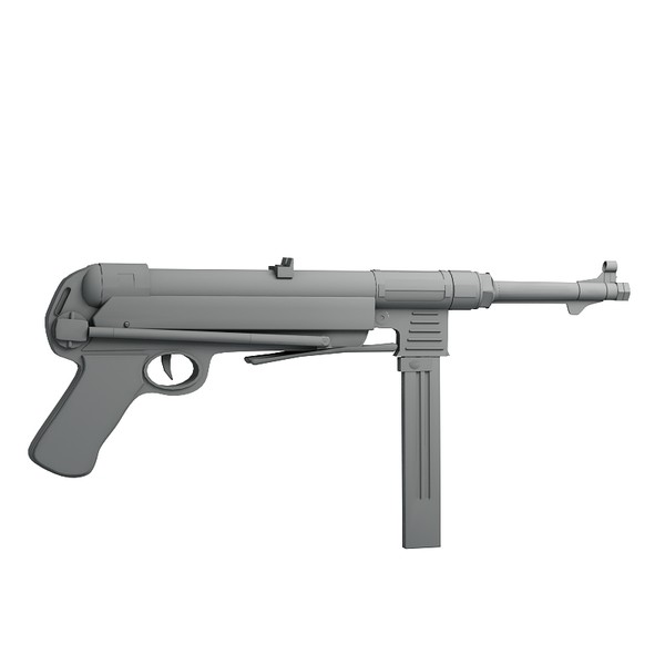 german mp40 pistol max - mp40 by Sandu_Bublic