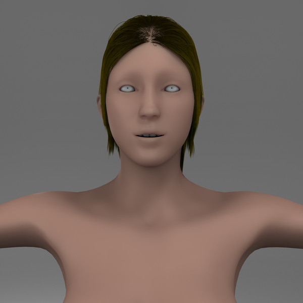 3d model young female - Young Female by aceroc